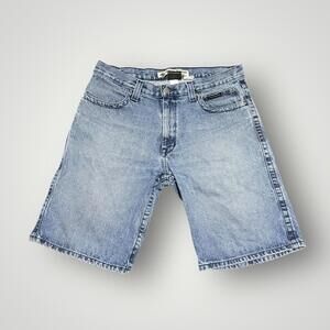 Harley Davidson Denim Shorts Blue 34 Mens Genuine MotorClothes Biker Jeans